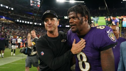 John Harbaugh on Lamar Jackson’s trade request: I’m thinking about him as our quarterback