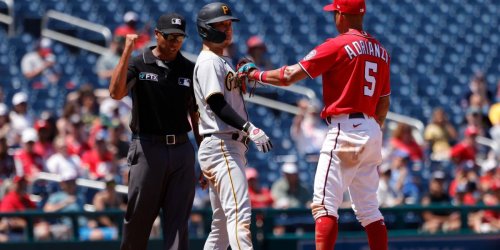 Fans left guessing on failed appeal call in Nats-Pirates