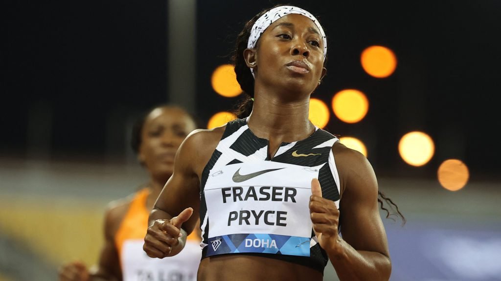 Shelly-Ann Fraser-Pryce runs world’s fastest 100m since Florence Griffith Joyner