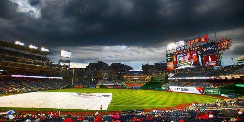 Phillies-Nationals Game 2 rained out, doubleheader set for Saturday