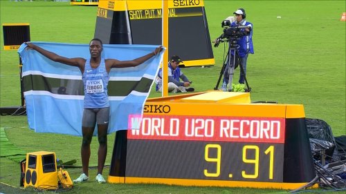 Letsile Tebogo Breaks World Record At World Athletics U20 | Flipboard