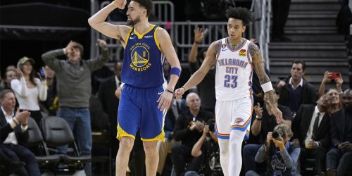 Klay won't tempt fate with Basketball Gods over 3PT record