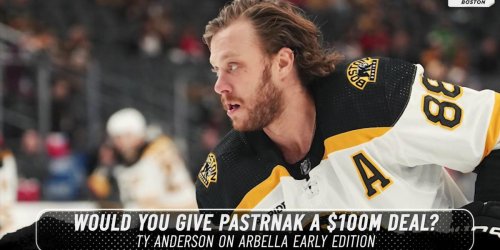 Should Bruins give David Pastrnak $100M deal?