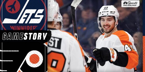 Hart pitches 40-save shutout, Flyers beat Jets 4-0