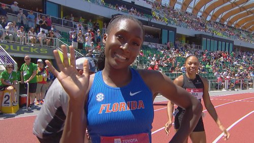 Talitha Diggs victorious in women's 400m; Allyson Felix sixth