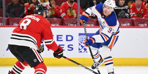McDavid, Draisaitl put on clinic in Hawks' 5-4 loss to Oilers