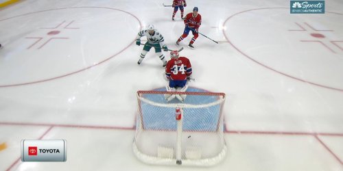 Sharks net three third period goals to win in Montreal