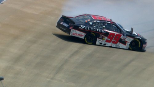 NASCAR Xfinity Series qualifying: Matt Mills gets loose and hits the