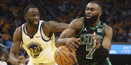 Jaylen Brown claps back at Draymond for 'took his heart' dig
