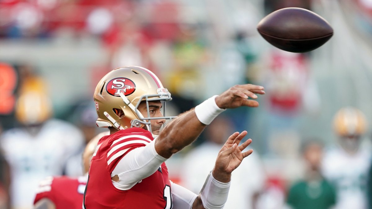 Jimmy G has ups, downs in 49ers' last-second loss to Packers