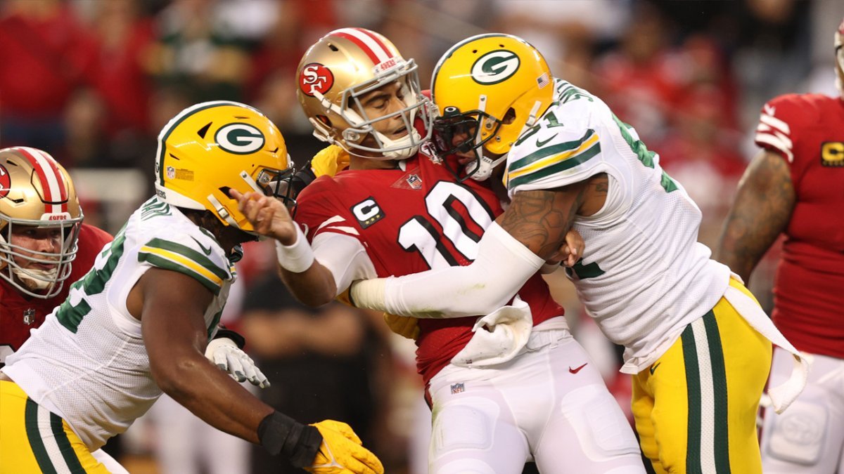 Grades for 49ers' offense, defense in tough loss to Packers