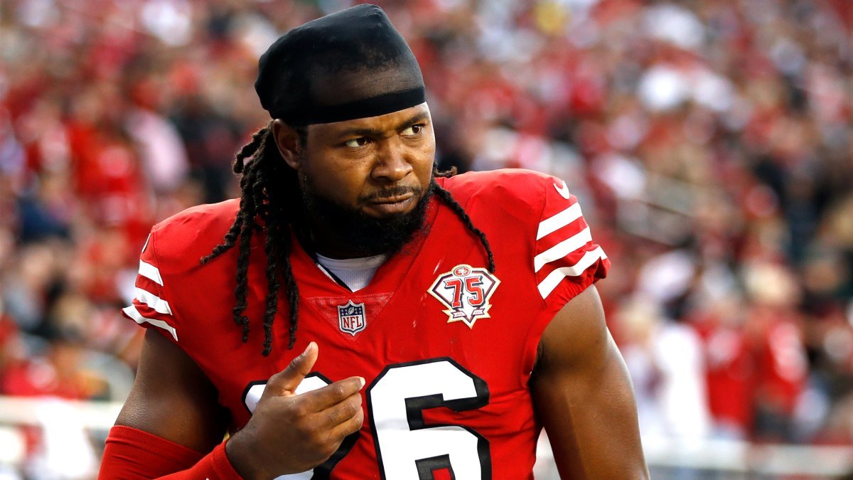 Report: 49ers' Norman taken to hospital, was spitting blood