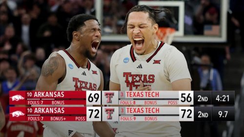 Texas Tech comeback, full OT in Sweet 16 battle vs. Arkansas