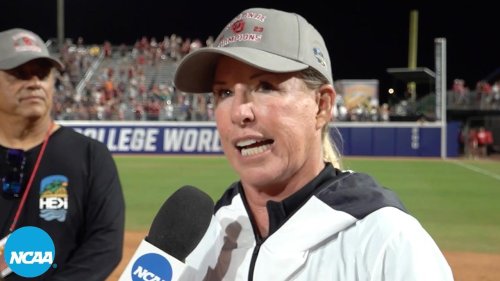 Oklahoma's Patty Gasso Reacts After Winning Seventh National Title ...