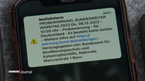 Warnmeldetag in Hamburg: Sirenen und Cell Broadcast funktionieren