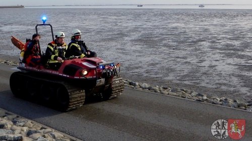 Feuerwehr rettet Frau aus Watt vor Büsum