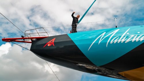 Fit fürs Ocean Race: Herrmanns Malizia wieder im Wasser und Crew-Modus