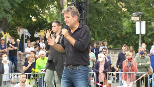 Bundestagswahl: Habeck wirbt um Stimmen für die Grünen