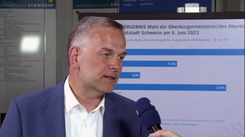 Holm nach OB-Wahl Schwerin: "Leute machen sich Sorgen um ihre Stadt"