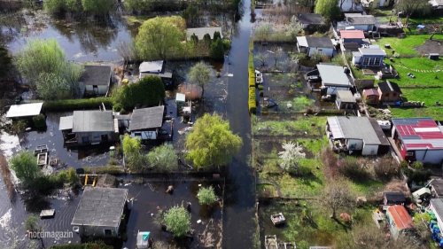 Hochwasser: Güstrower Kleingärten saufen ab
