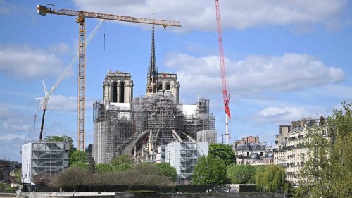 Kathedrale Notre-Dame in Paris vor der Wiedereröffnung