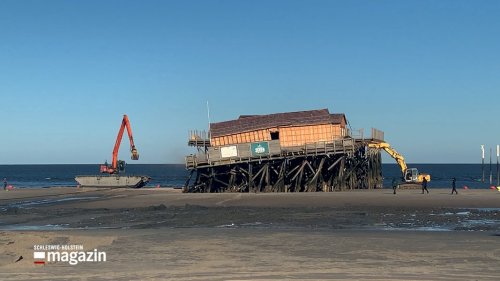 St. Peter-Ording: Abriss der legendären Strandbar 54° Nord