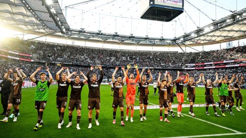 2:2 in Frankfurt - St. Pauli so gut wie gerettet