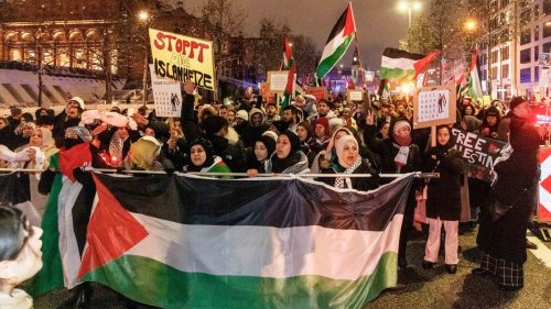 Hunderte bei genehmigter Pro-Palästina-Demo in Hamburg