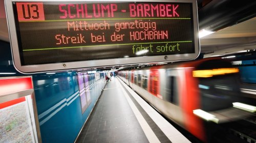 Warnstreik: Hochbahn-Busse und U-Bahnen fahren am Mittwoch nicht