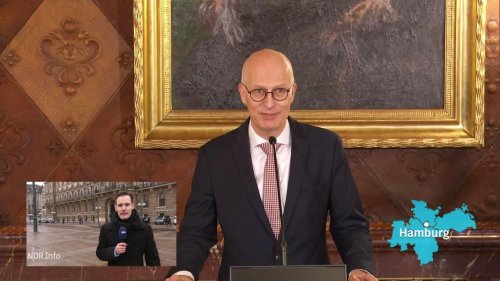 Minister Habeck zu Gast bei Hamburgs Bürgermeister Tschentscher