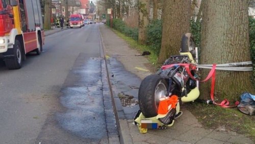 51-jähriger Motorradfahrer stirbt bei Unfall in Buxtehude