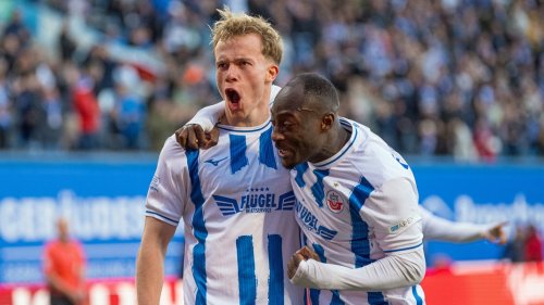 Hansa Rostock - 1860 München: Das Siegtor von Felix Ruschke