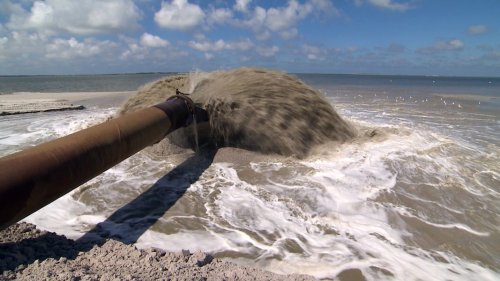 Erosionsschutz: 200.000 Kubikmeter Sand für Föhr