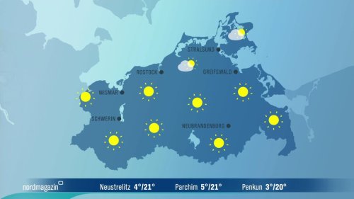 So wird das Wetter in Mecklenburg-Vorpommern am Sonnabend