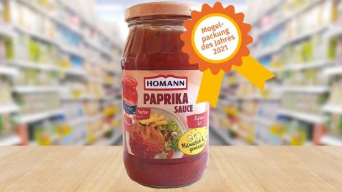 Paprika-Soße von Homann ist "Mogelpackung des Jahres 2021"