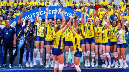 Volleyball: "Unbeschreiblich" - SSC Schwerin ist deutscher Meister