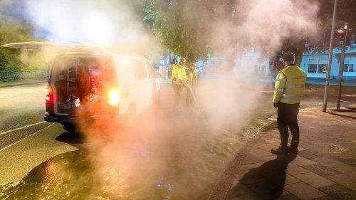 Flensburg: Nach Rohrbruch ist die Leitung wieder repariert