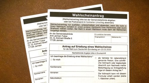 Amt Jarmen-Tutow verschickt fehlerhafte Wahlbenachrichtigungen
