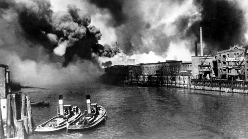 Kriegsende 1945: Hamburger Hafen war zerbombt