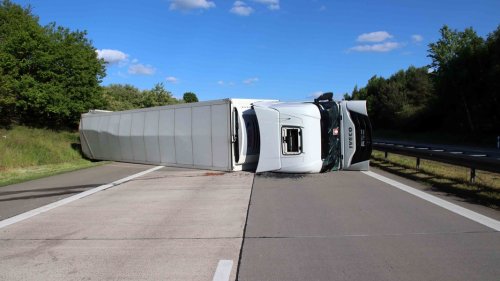 Lkw-Unfall auf der A24 sorgte für Vollsperrung