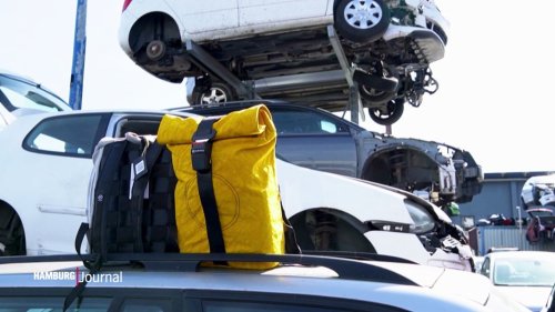 Hamburg Morgen: Start-up stellt Rucksäcke aus Autoschrott her