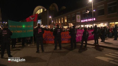 Große Corona-Demonstrationen in Lübeck