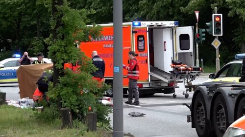 Wieder tödlicher Unfall mit Fahrrad und Lkw in Hamburg