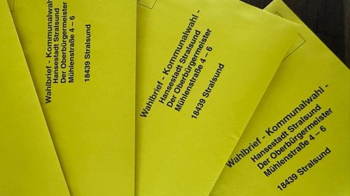 Stralsunder Briefwahllokal zur Landratswahl geöffnet