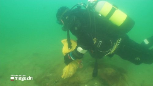 Müll im Meer: Auf Tauchgang mit dem Ostseereiniger