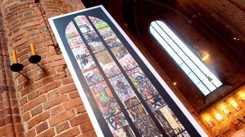 Lüpertz-Fenster wird am Reformationstag 2023 eingeweiht
