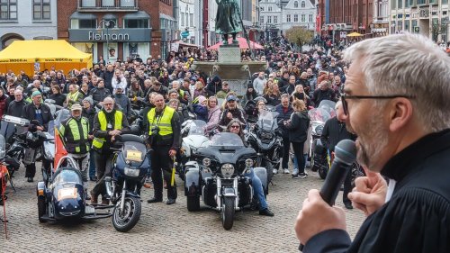 Motorradgottesdienst: Husum erwartet 1.000 Biker am Ostersonntag
