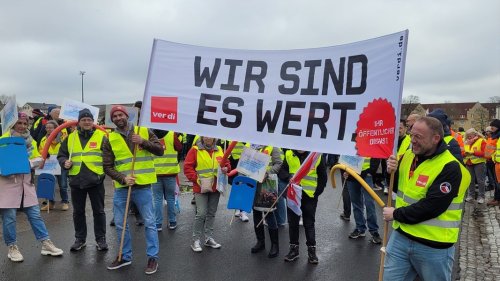 In Schleswig-Holstein läuft der Warnstreik im öffentlichen Dienst