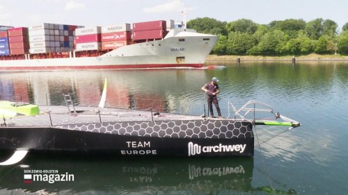 Ocean Race: Segelyacht "Guyot" in Kieler Werft repariert