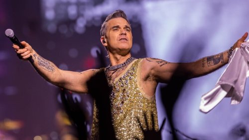 Robbie Williams hat Hamburg sowas von entertaint